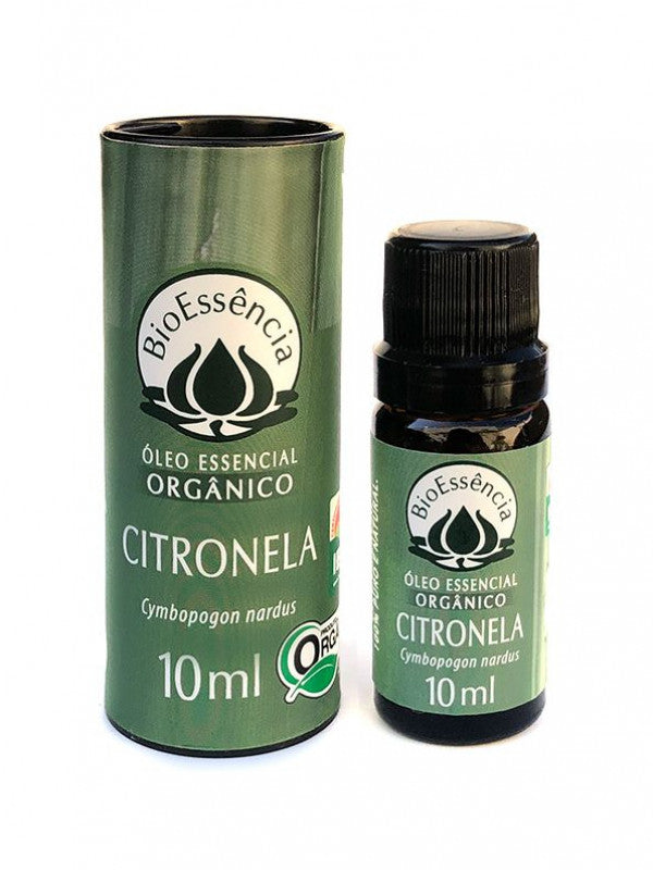 Óleo Essencial de Citronela Orgânico - BioEssência - Frasco com 10ml - Mundo dos Óleos