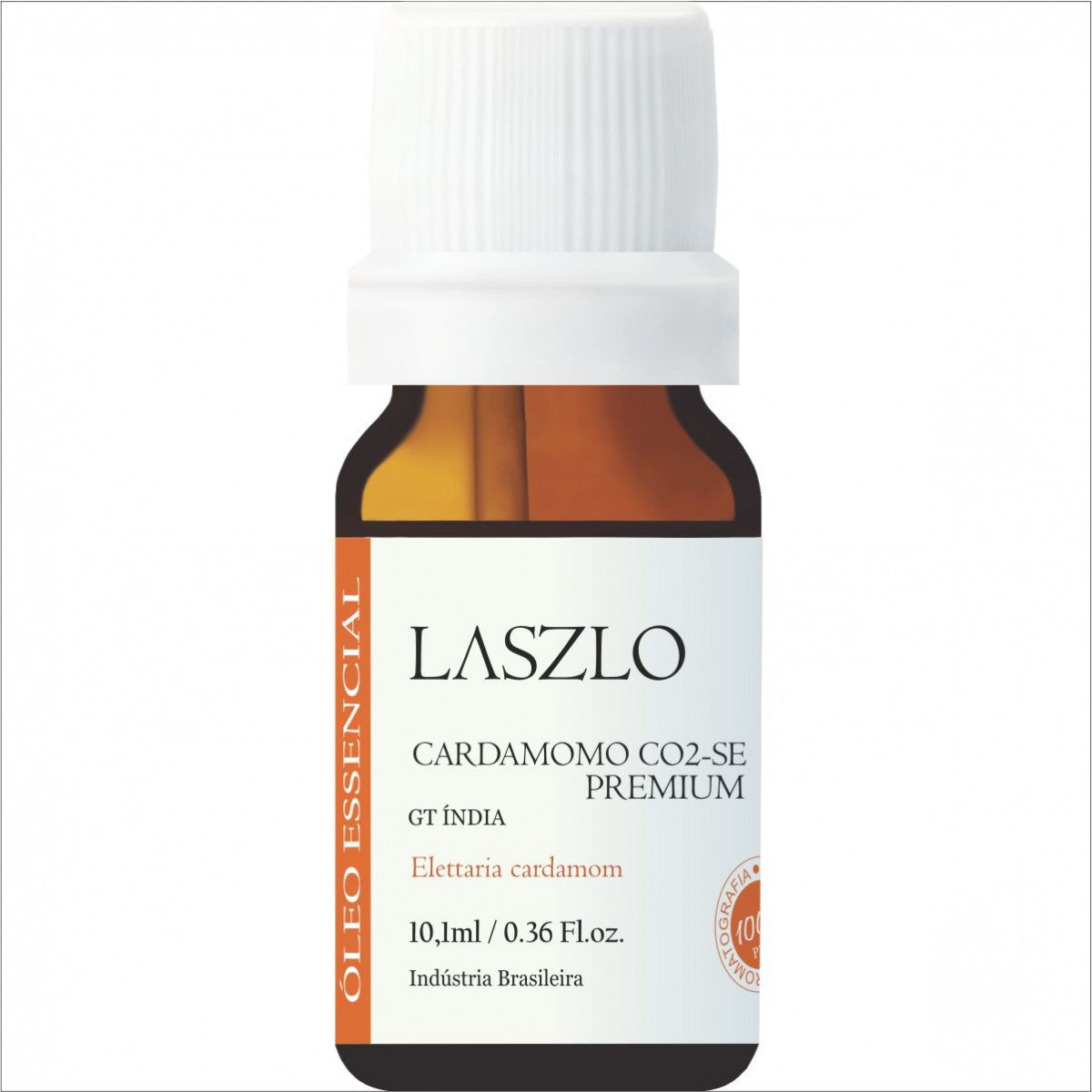 Óleo Essencial de Cardamomo CO2 - SE Premium (Gt India) - Laszlo - Frasco com 10ml - Mundo dos Óleos