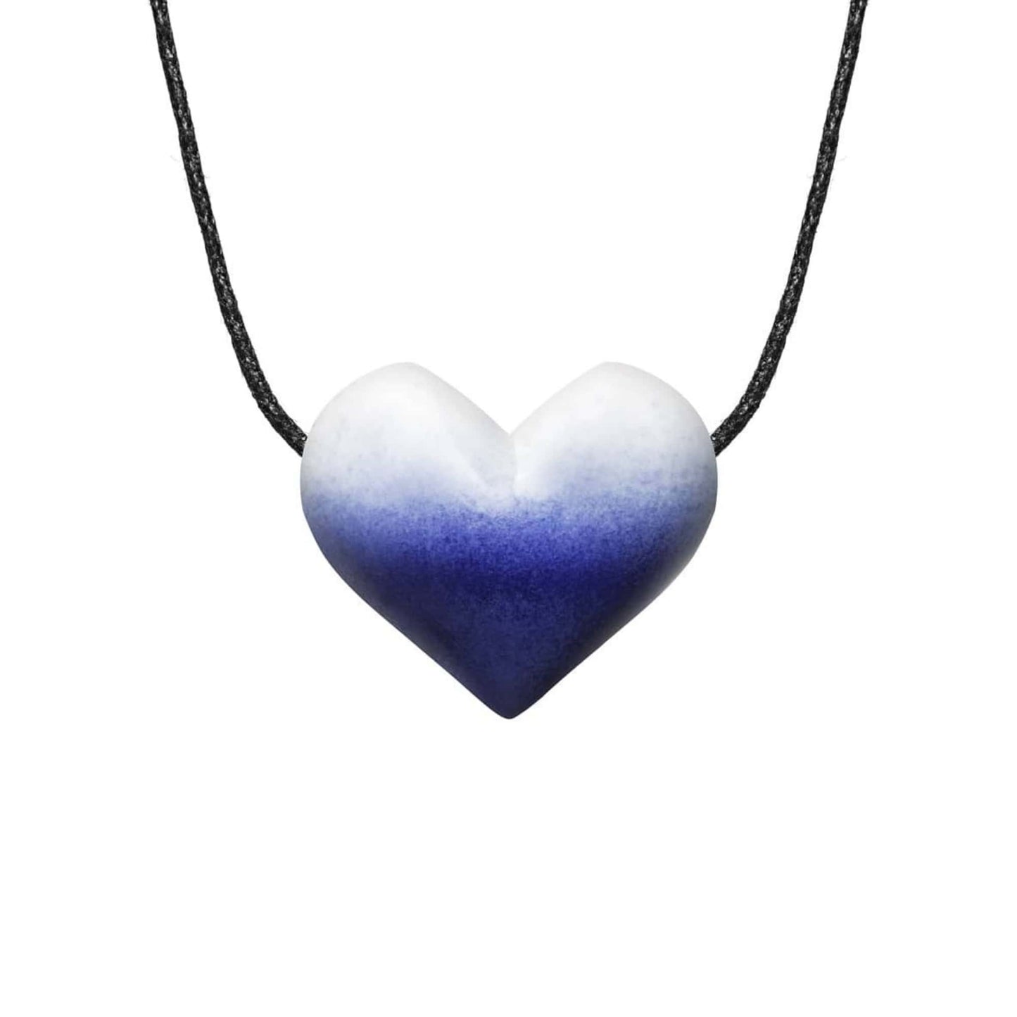 Colar Aromático Coleção Degradê - Coração Deep Blue - Ortega - Mundo dos Óleos