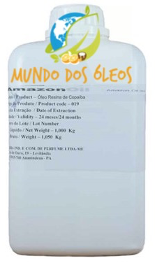 Resina de Copaíba - Amazon Oil - Frasco com 1 Litro - Mundo dos Óleos