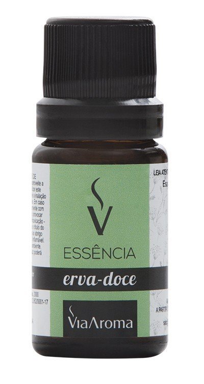 Essência de Erva Doce - Via Aroma - Frasco com 10ml - Mundo dos Óleos