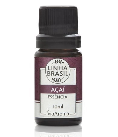 Essência de Açai - Via Aroma - Frasco com 10ml - Mundo dos Óleos