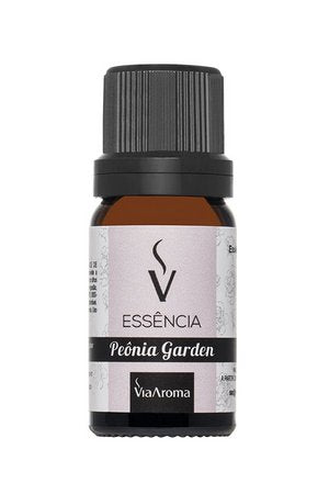 Essência de Peônia Garden - Via Aroma - Frasco com 10ml - Mundo dos Óleos