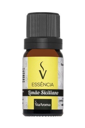 Essência de Limâo Siciliano - Via Aroma - Frasco com 10ml - Mundo dos Óleos