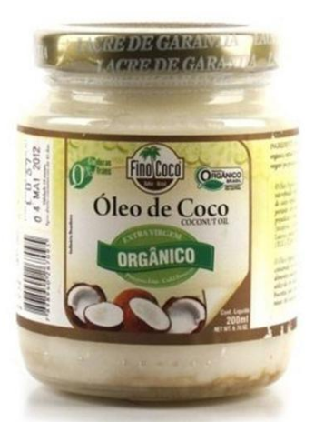Óleo De Coco Extra Virgem Orgânico - Finococo - Frasco com 200ml - Mundo dos Óleos