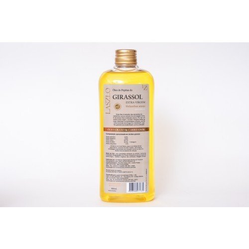 Óleo de Girassol - Laszlo - Frasco com 500ml - Mundo dos Óleos