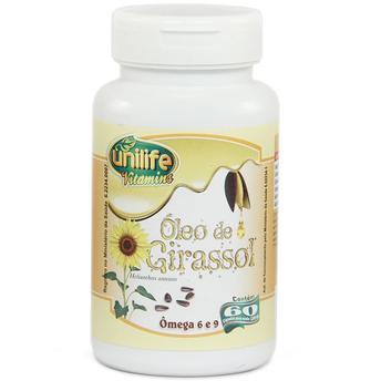 Óleo de Girassol - Unilife - Frasco com 60 Capsulas de 1200mg - Mundo dos Óleos