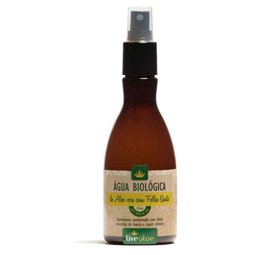 Água Biológica - LiveAloe - Frasco com 210ml - Mundo dos Óleos