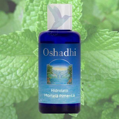 Hidrolato de Hortela Pimenta - Oshadhi - Frasco com 100ml - Mundo dos Óleos