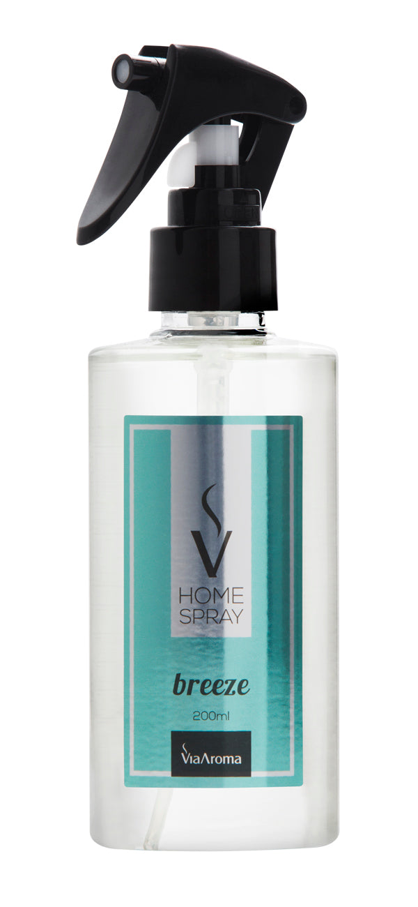 Home Spray Breeze - Via Aroma - Frasco com 1 Litro - Mundo dos Óleos