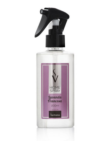 Home Spray Lavanda Francesa - Via Aroma - Frasco com 1 Litro - Mundo dos Óleos