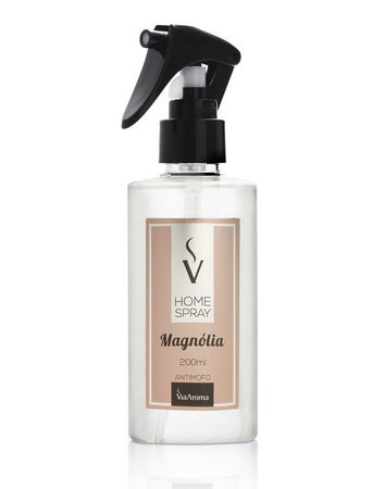 Home Spray Magnólia - Via Aroma - Frasco com 1 Litro - Mundo dos Óleos