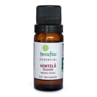 Óleo Essencial de Hortelã Levante - Terra Flor - Frasco com 5ml - Mundo dos Óleos