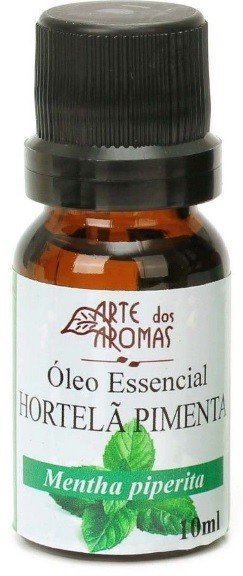 Óleo Essencial de Hortelã Pimenta - Arte dos Aromas - Frasco com 10ml - Mundo dos Óleos