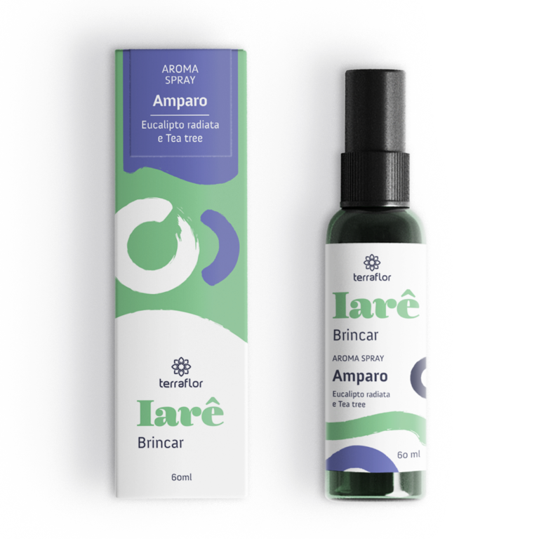 Aroma Spray Amparo - Terra Flor - Frasco com 60ml - Mundo dos Óleos