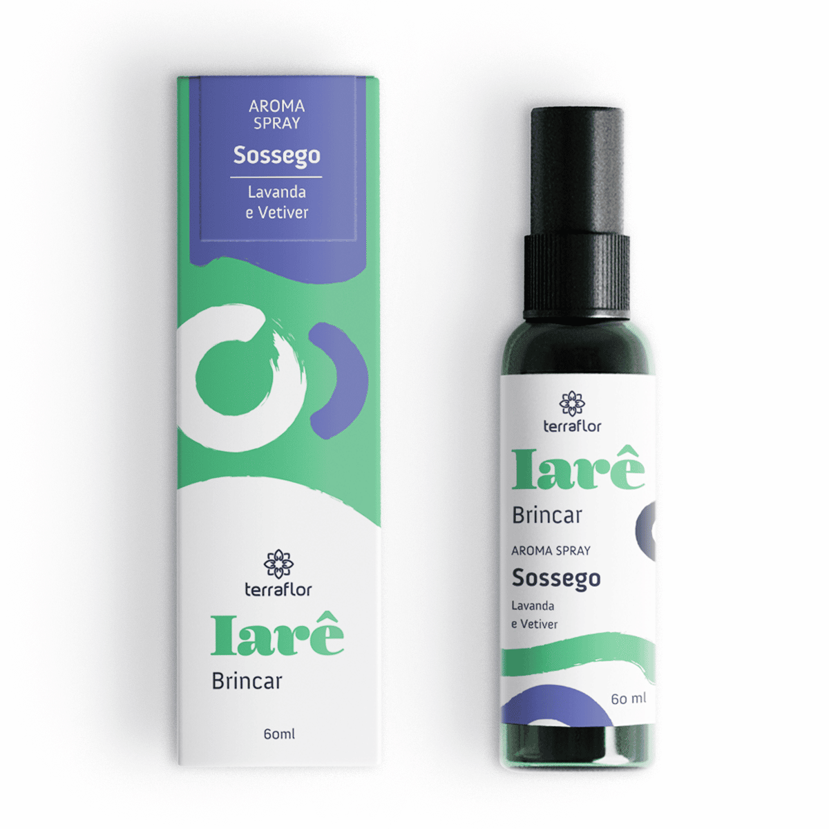 Aroma Spray Sossego - Terra Flor - Frasco com 60ml - Mundo dos Óleos