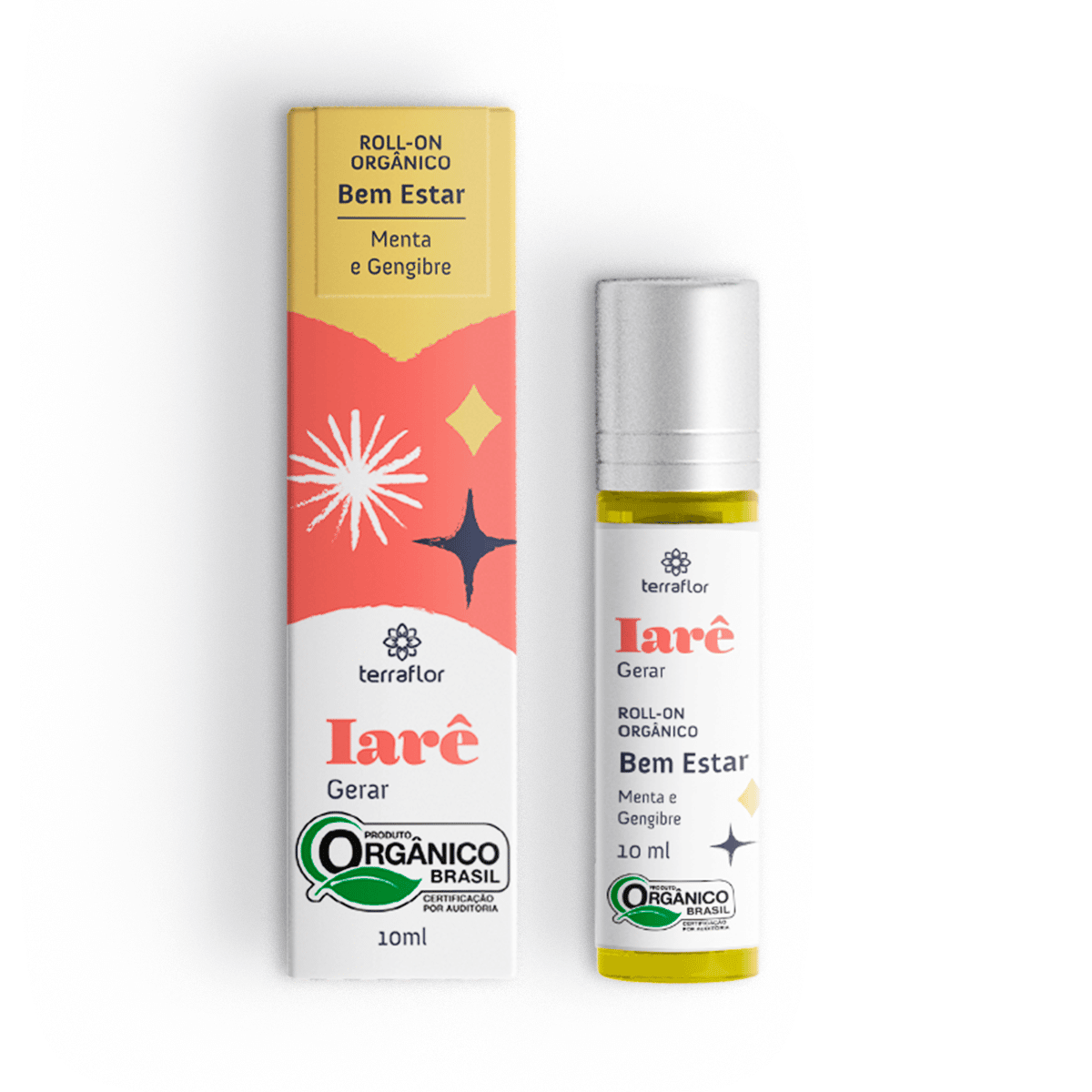 Roll-on Bem Estar (Orgânico) - Terra Flor - Frasco com 10ml - Mundo dos Óleos