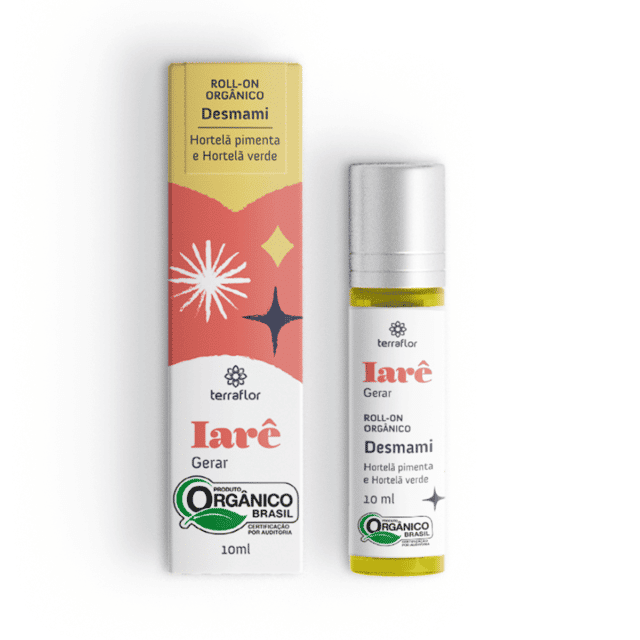 Roll-on Desmami (Orgânico) - Terra Flor - Frasco com 10ml - Mundo dos Óleos