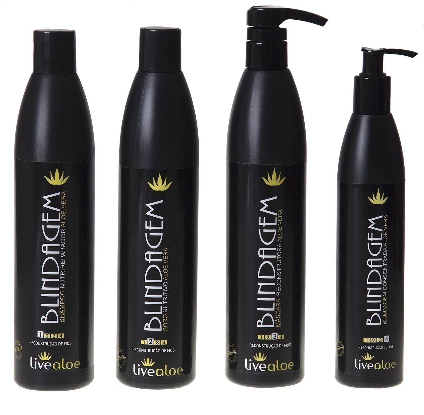 Kit Escova de Aloe Vera - LiveAloe - Mundo dos Óleos