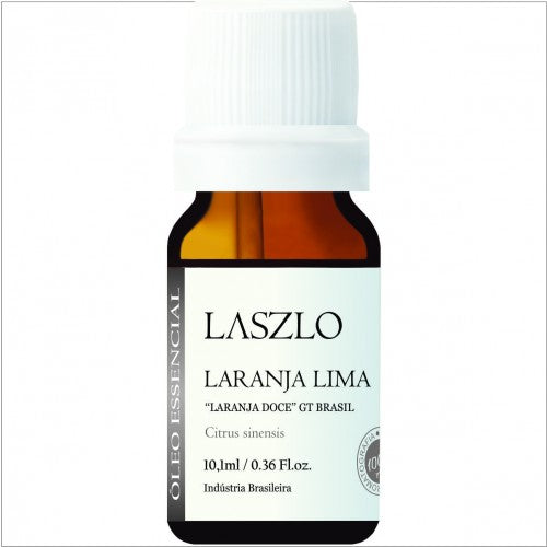 Óleo Essencial de Laranja Lima Doce (Gt Brasil) - Laszlo - Frasco com 10ml - Mundo dos Óleos