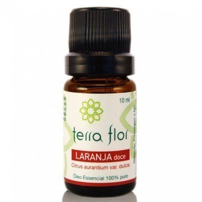 Óleo Essencial de Laranja Doce - Terra Flor - Frasco com 10ml - Mundo dos Óleos