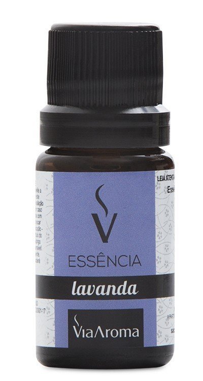 Essência de Lavanda - Via Aroma - Frasco com 10ml - Mundo dos Óleos