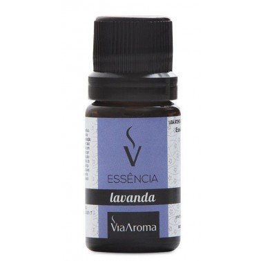 Essência de Lavanda - Via Aroma - Frasco com 20ml - Mundo dos Óleos