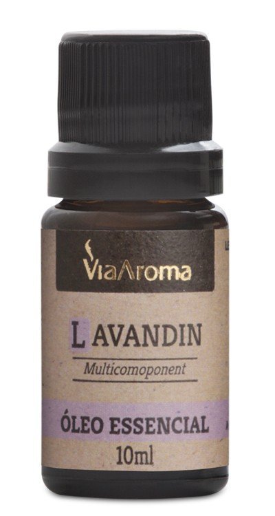 Óleo Essencial de Lavandin - Via Aroma - Frasco com 10ml - Mundo dos Óleos