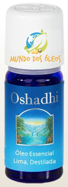 Óleo Essencial Orgânico de Lima (Destilada) - Oshadhi - Frasco com 5ml - Mundo dos Óleos