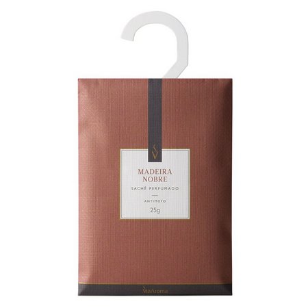 Sachê Perfumado 25g - Madeira Nobre - Via Aroma - Mundo dos Óleos