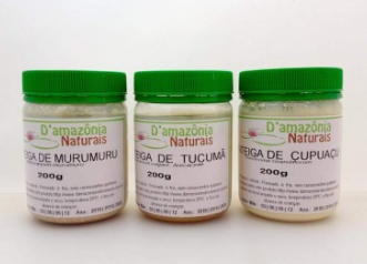 Kit Manteigas In Natura da Amazônia - 3 Frascos - D'Amazônia - Frasco com 200g - Mundo dos Óleos