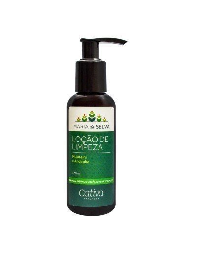 Loção de Limpeza Maria da Selva - Cativa - Frasco com 120ml - Mundo dos Óleos
