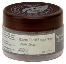 Máscara Facial Regeneradora Argila Cinza - Arte dos Aromas - Frasco com 90g - Mundo dos Óleos