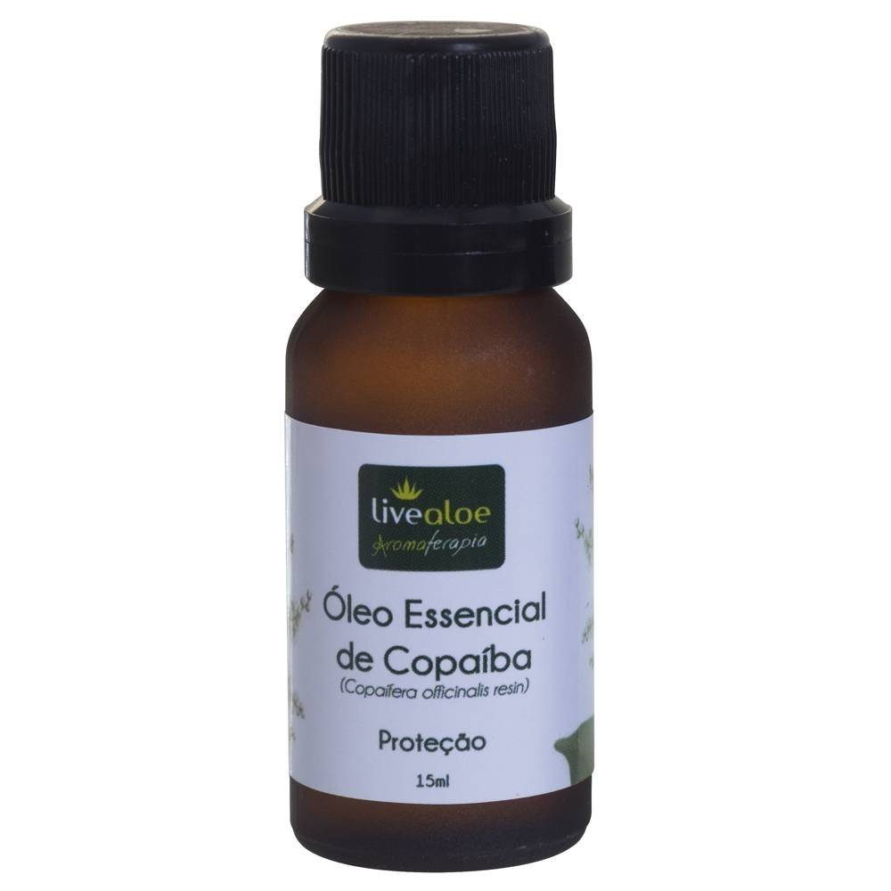 Óleo Essencial de Copaíba - LiveAloe - Frasco com 15ml - Mundo dos Óleos