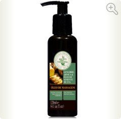 Óleo de Massagem Gengibre e Arnica - Multi Vegetal - Frasco com 120ml - Mundo dos Óleos