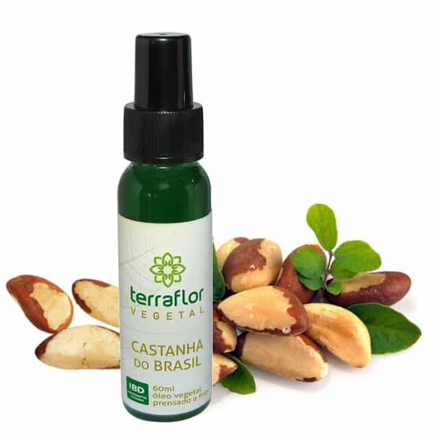Óleo Vegetal de Castanha do Brasil - Terra Flor - Frasco com 60ml - Mundo dos Óleos