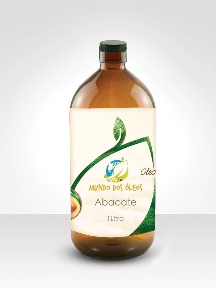 Óleo de Abacate - Distriol - Frasco com 1 Litro - Mundo dos Óleos