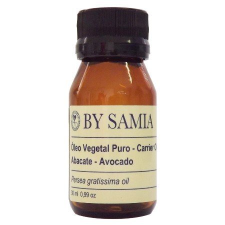 Óleo Vegetal de Abacate - By Samia - Frasco com 30ml - Mundo dos Óleos