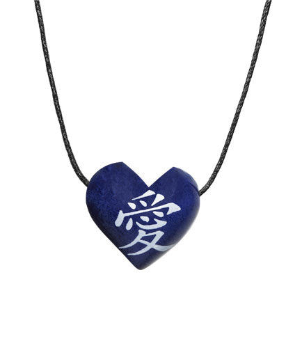 Colar Aromático Coleção Oriental - Coração Azul - Ortega - Mundo dos Óleos