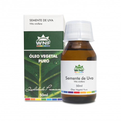 Óleo Vegetal de Semente de Uva - WNF - Frasco com 50ml - Mundo dos Óleos