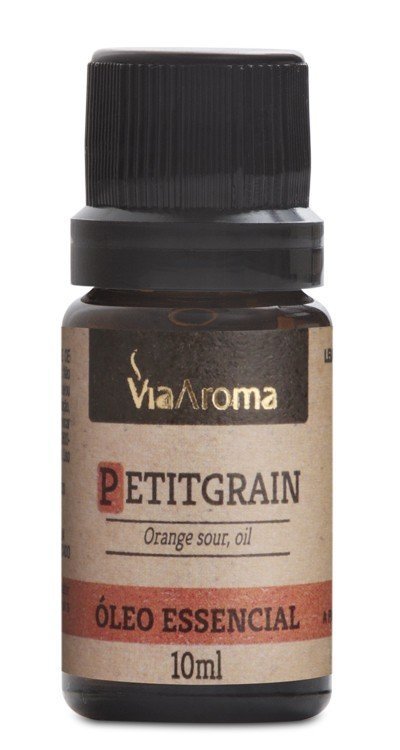 Óleo Essencial de Petitgrain - Via Aroma - Frasco com 10ml - Mundo dos Óleos