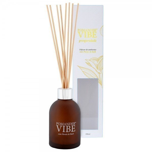 Pomander Vibe Prosperidade - Varetas - Monas - Frasco com 200ml - Mundo dos Óleos