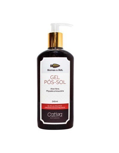 Gel Pós-Sol Biomas do Sul - Cativa - Frasco com 240ml - Mundo dos Óleos