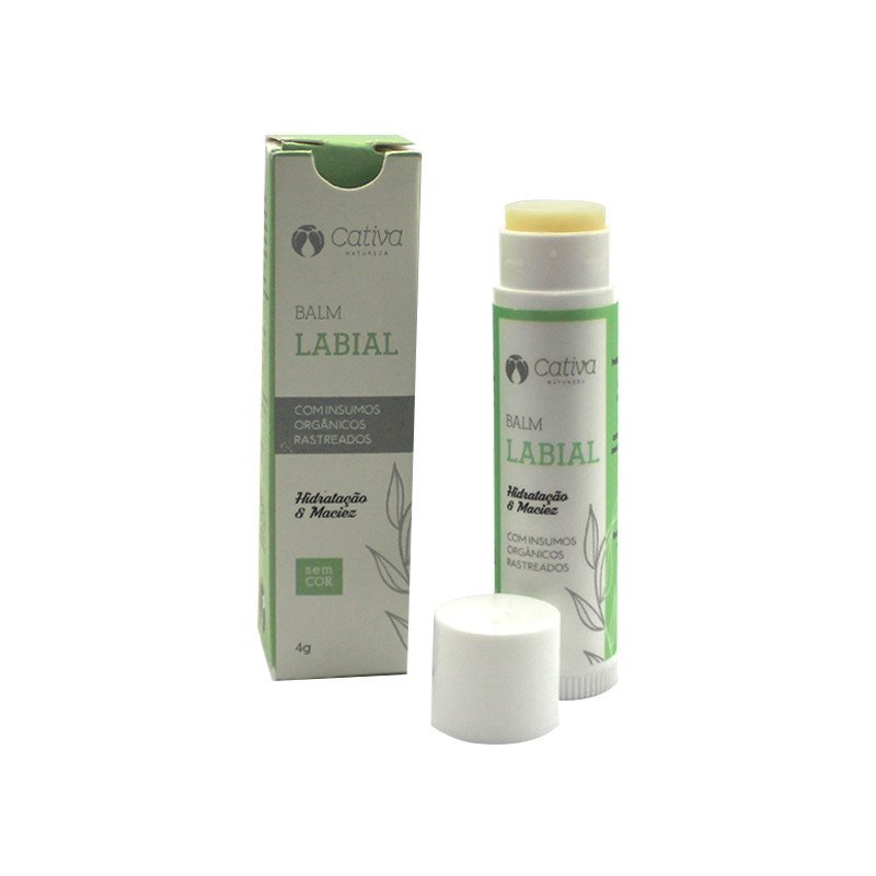 Protetor Labial Com Cor - Cativa - Frasco com 4g - Mundo dos Óleos