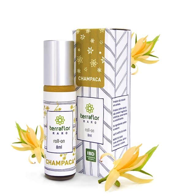 Roll-on Champaca - Terra Flor - Frasco com 8ml - Mundo dos Óleos