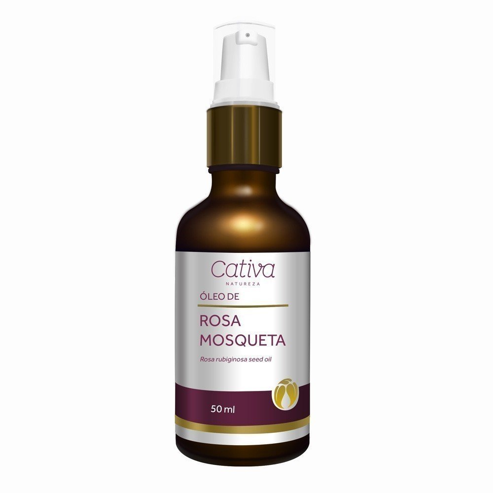 Óleo Vegetal de Rosa Mosqueta - Cativa - Frasco com 50ml - Mundo dos Óleos