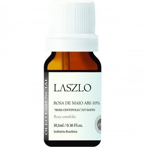Óleo Absoluto de Rosa de Maio 10% - Laszlo - Frasco com 10ml - Mundo dos Óleos