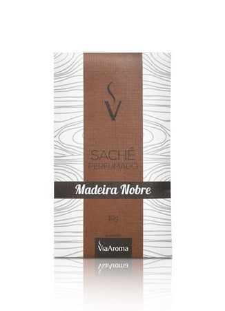 Sachê Perfumado 10g - Madeira Nobre - Via Aroma - Mundo dos Óleos