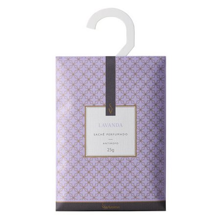 Sachê Perfumado 25g - Lavanda - Via Aroma - Mundo dos Óleos