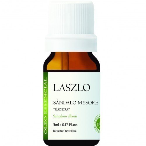 Óleo Essencial de Sândalo Mysore (Madeira) - Laszlo - Frasco com 5ml - Mundo dos Óleos